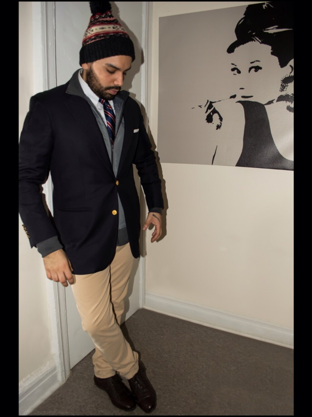 「blazer、BROOKS BROTHERS、pants、shoes」｜Guy Viteriさん（メンズ）の冬コーディネートの1枚目の写真