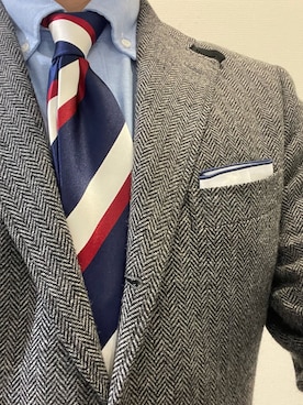 「スーツコーデ」｜Asahi.Wen_fashionさん（メンズ・173cm）の春コーディネート