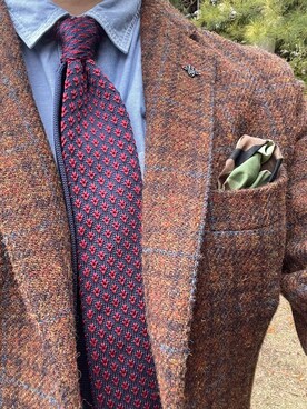 「スーツコーデ」｜Asahi.Wen_fashionさん（メンズ・173cm）の春コーディネート