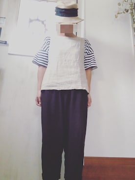 tomnyanさん（レディース・156cm）の夏コーディネート