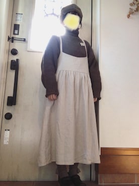 「小菅幸子（コスゲサチコ）のアイテム」を使った、tomnyanさん（レディース・156cm）の秋コーディネート