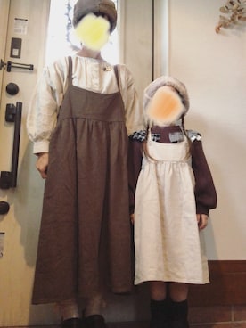 「la poche biscuit（ラポシェビスキュイ）のアイテム（スウェット）」を使った、tomnyanさん（レディース・156cm）の冬コーディネート