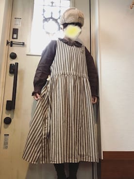 「小菅幸子（コスゲサチコ）のアイテム」を使った、tomnyanさん（レディース・156cm）の冬コーディネート