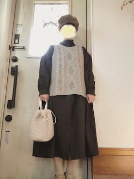 tomnyanさん（レディース・156cm）の冬コーディネート