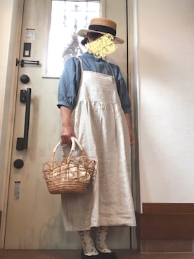 「小菅幸子（コスゲサチコ）のアイテム」を使った、tomnyanさん（レディース・156cm）の春コーディネート