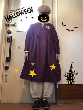 「ハロウィン」｜「アイテム（その他シューズ）」を使った、tomnyanさん（レディース・156cm）の秋コーディネート
