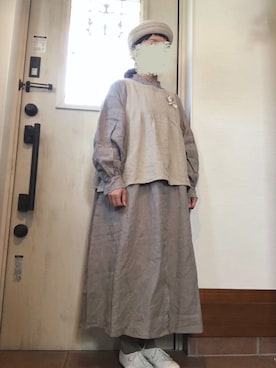 「Slowlinen」｜tomnyanさん（レディース・156cm）の春コーディネート