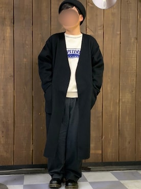 「スウェットトップス」｜「アイテム（ジャケット/アウター）」を使った、Ryuuuuさん（メンズ・163cm）の冬コーディネート