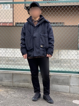 「Paul Smith（ポールスミス）のアイテム（キャップ）」を使った、Ryuuuuさん（メンズ・163cm）の冬コーディネート