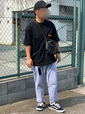 「macromauro（マクロマウロ）のアイテム」を使った、Ryuuuuさん（メンズ・163cm）の夏コーディネート