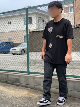 「JUNYA WATANABE MAN（ジュンヤワタナベマン）のアイテム（Tシャツ/カットソー）」を使った、Ryuuuuさん（メンズ・163cm）の秋コーディネート