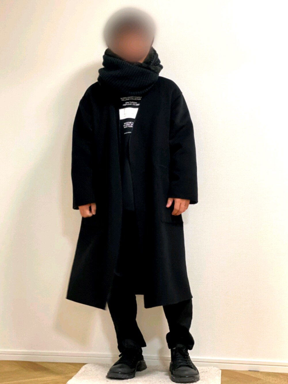 HARE（ハレ）の「CASHEEP ライトメルトンBIGコート（チェスターコート