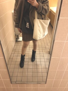 まゆかさん（レディース・161cm）の冬コーディネート