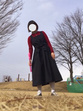 「melrot」｜も　はさん（レディース・153cm）の冬コーディネート