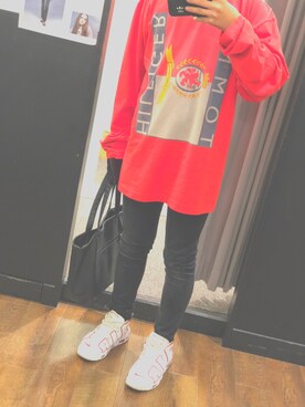 「vetements」｜「アイテム（スウェット）」を使った、jukiyaさん（メンズ・173cm）の冬コーディネート