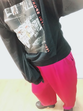 「コーデ記録」｜「アイテム（アクセサリー）」を使った、@kariさん（レディース・153cm）の秋コーディネート
