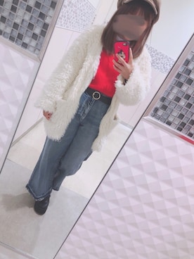 「コーデ記録」｜「アイテム（キャスケット）」を使った、@kariさん（レディース・153cm）の冬コーディネート