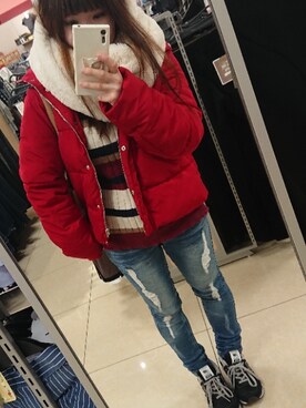 えりさん（レディース・147cm）の冬コーディネート