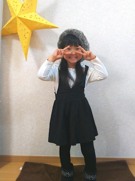 「KBF（ケイビーエフ）のアイテム」を使った、ぷんさん（キッズ・110cm）の冬コーディネート