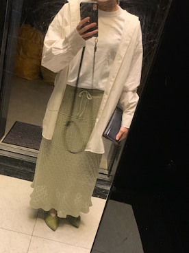 「BEAMS（ビームス）のアイテム（パンプス）」を使った、yana.♡さん（レディース・156cm）の春コーディネート