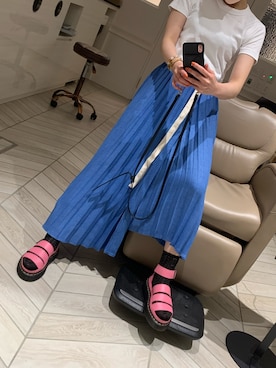 「JOURNAL STANDARD relume（ジャーナルスタンダード　レリューム）のアイテム（その他アウター）」を使った、yana.♡さん（レディース・156cm）の春コーディネート