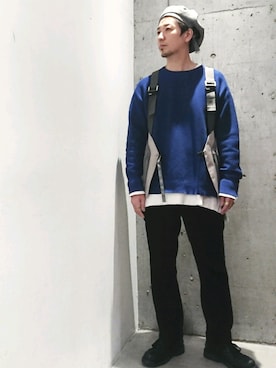 「COMFY（コンフィー）のアイテム」を使った、MASAKIさん（メンズ・172cm）の春コーディネート