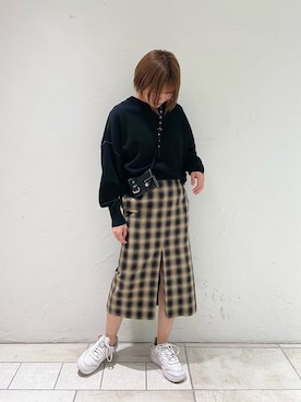 「beautiful people（ビューティフルピープル）のアイテム（財布/小物）」を使った、シバタさん（レディース・153cm）の春コーディネート