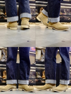 「TCB jeans（ティーシービージーンズ）のアイテム（パンツ）」を使った、myredwinglifeさん（メンズ・170cm）の春コーディネート