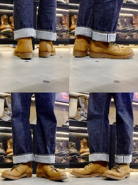 「TCB jeans（ティーシービージーンズ）のアイテム（パンツ）」を使った、myredwinglifeさん（メンズ・170cm）の春コーディネート