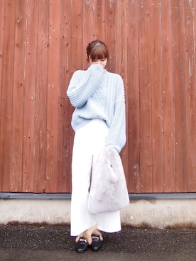 「HIAND（ハイアンド）のアイテム」を使った、yukikoさん（レディース・164cm）の冬コーディネート