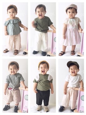 ふわも子。さん（キッズ・80cm）の秋コーディネート