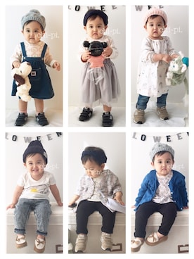 ふわも子。さん(キッズ・80cm)の秋コーディネート