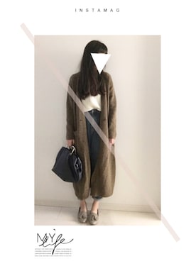 「タッセルシューズ」｜ふわも子。さん（レディース・161cm）の秋コーディネート