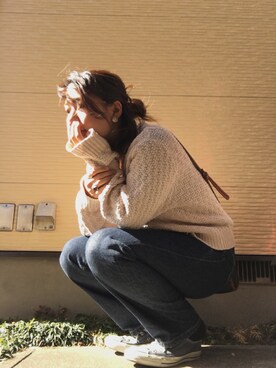 「アイテム（ピアス（両耳用））」を使った、ayanon**さん（レディース・154cm・20代）の冬コーディネート