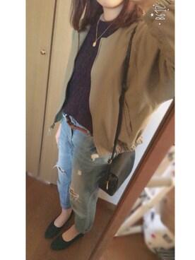 maruさん（レディース・154cm）の冬コーディネート
