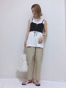 HITOMIさん(レディース・155cm)の夏コーディネート