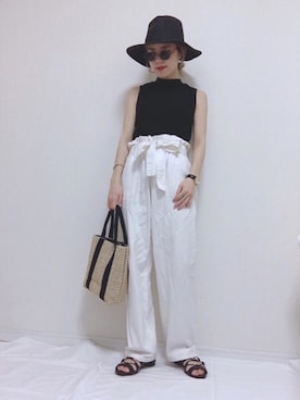 HITOMIさん（レディース・155cm）の夏コーディネート