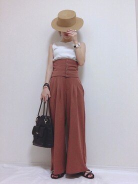 HITOMIさん(レディース・155cm)の夏コーディネート