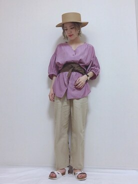 HITOMIさん（レディース・155cm）の夏コーディネート