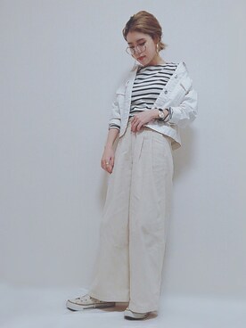 HITOMIさん（レディース・155cm）の春コーディネート