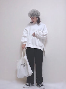 「DAMMY（ダミー）のアイテム」を使った、HITOMIさん（レディース・155cm）の秋コーディネート