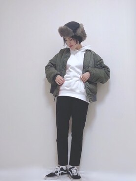 HITOMIさん（レディース・155cm）の冬コーディネート