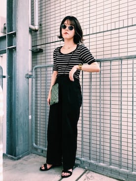 HITOMIさん（レディース・155cm）の夏コーディネート