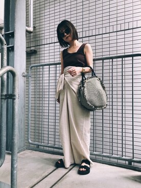 HITOMIさん（レディース・155cm）の夏コーディネート