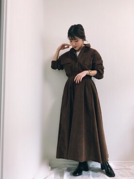 「サースプ」｜HITOMIさん（レディース・155cm）の秋コーディネート
