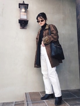 HITOMIさん（レディース・155cm）の冬コーディネート