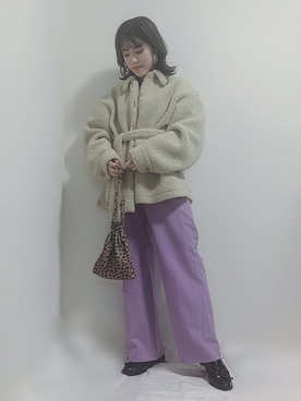 HITOMIさん（レディース・155cm）の冬コーディネート