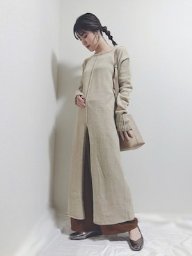 HITOMIさん（レディース・155cm）の冬コーディネート