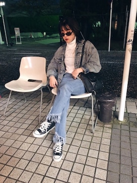 HITOMIさん（レディース・155cm）の冬コーディネート