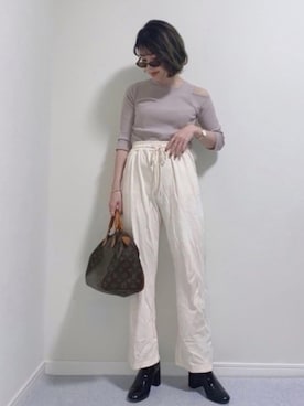 HITOMIさん(レディース・155cm)の春コーディネート